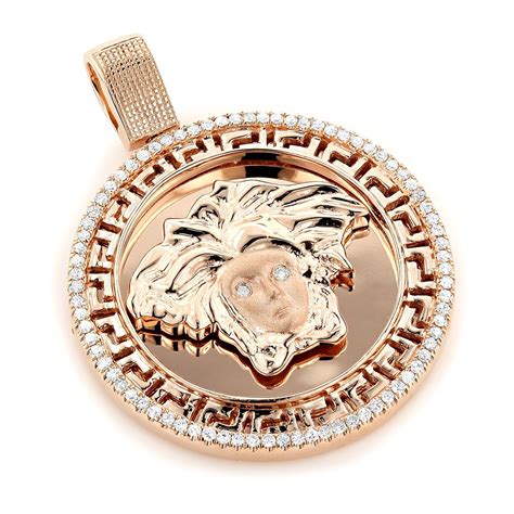 cheap versace pendant|14k gold Versace pendant.